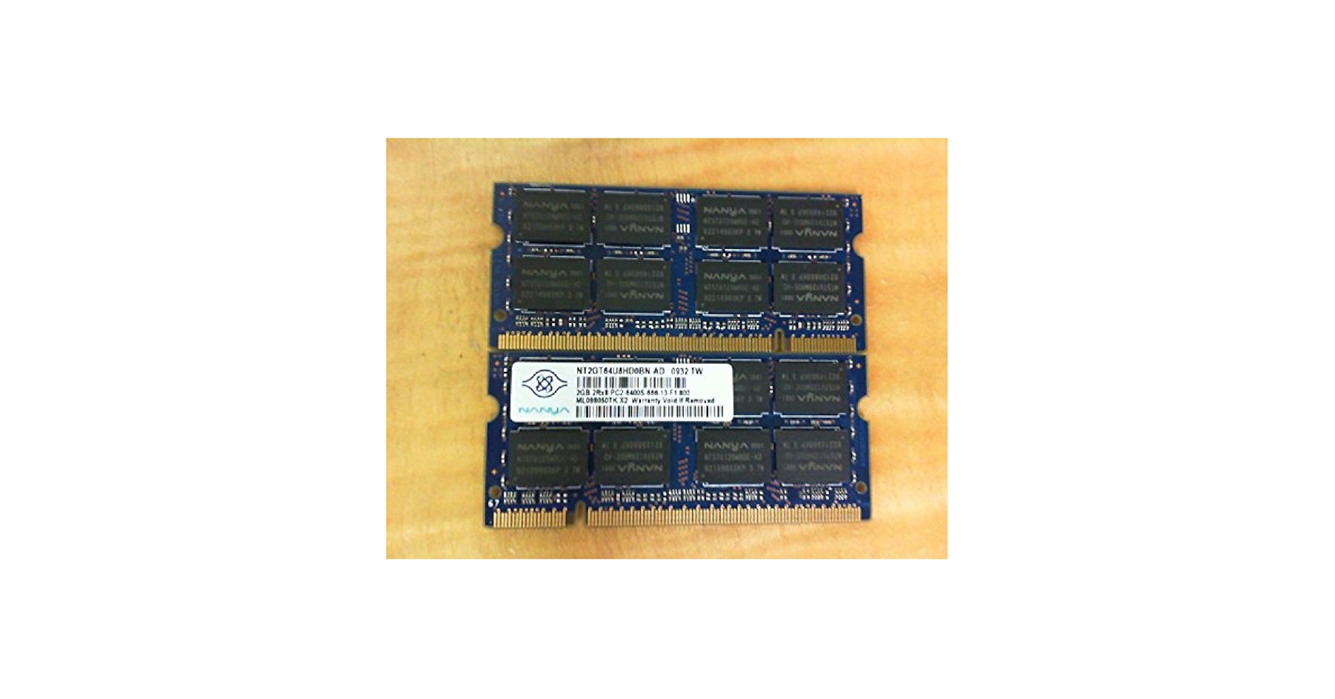 NANYA NT2GT64U8HD0BN-AD 2GB Notebook SODIMM DDR2 PC6400(800